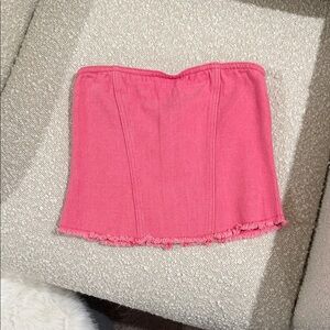 Pink Denim top